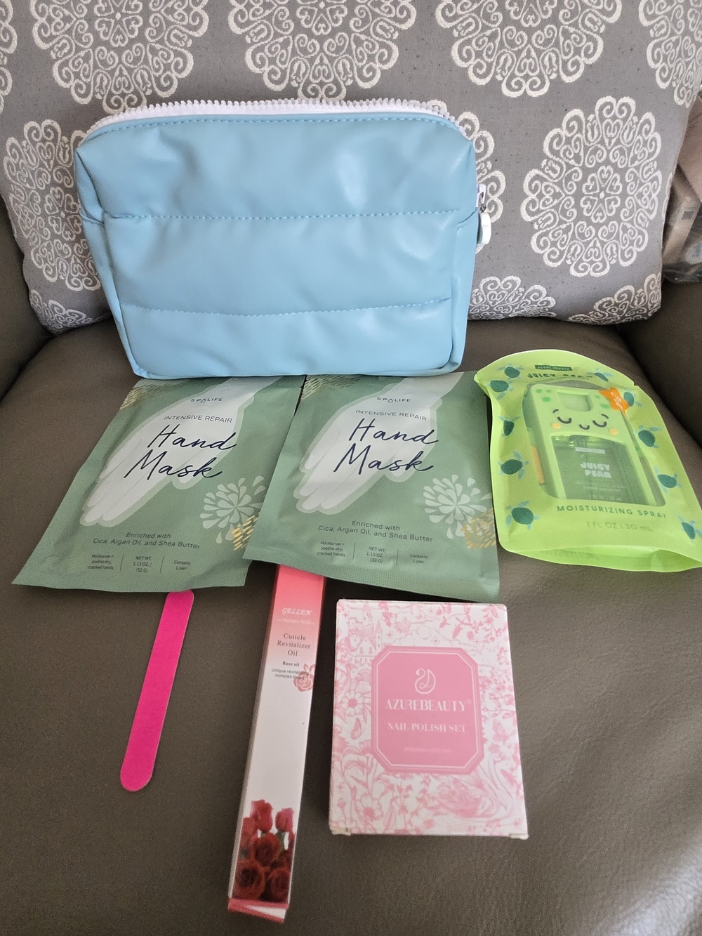 Selfcare Bundle- Nailcare Kit With Cosmetic Pouch